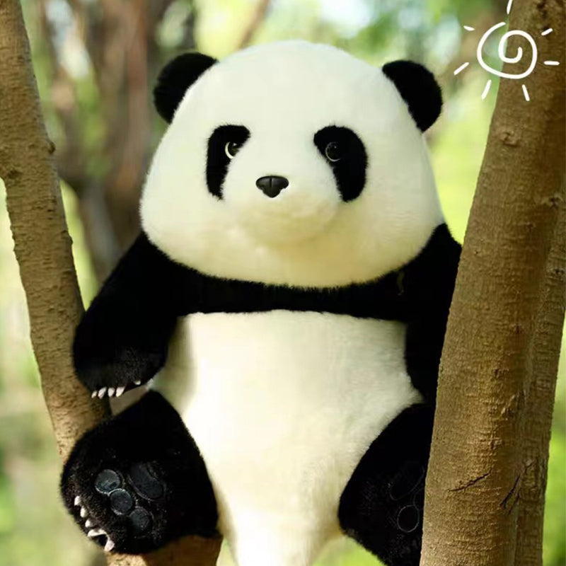 🔥50% off New Fall Arrivals🔥Super Simulation Panda Doll Plush Toy Sitting Posture Giant Panda