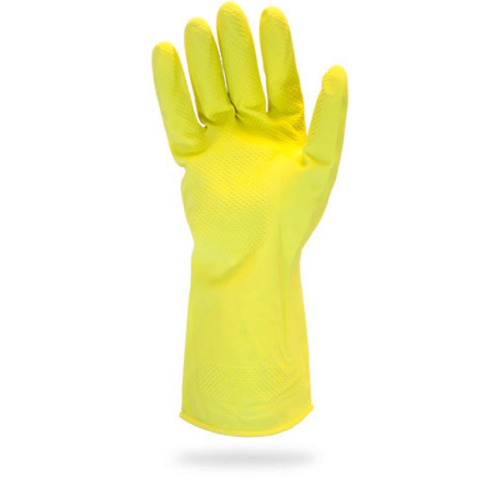 HDX HDX Yellow SMD Latex Reusable Gloves (1-Pair) R-GRFY-SMD-1