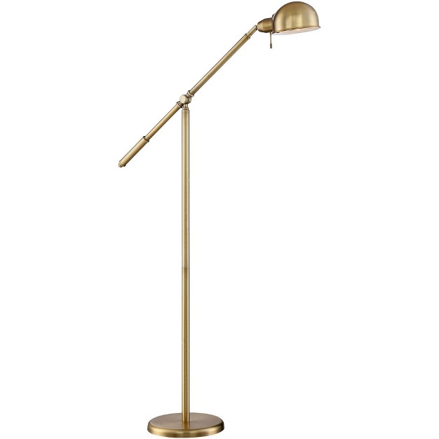 Tall Brass Metal Adjustable Boom Arm Dome Head For Living Room Reading Bedroom Office