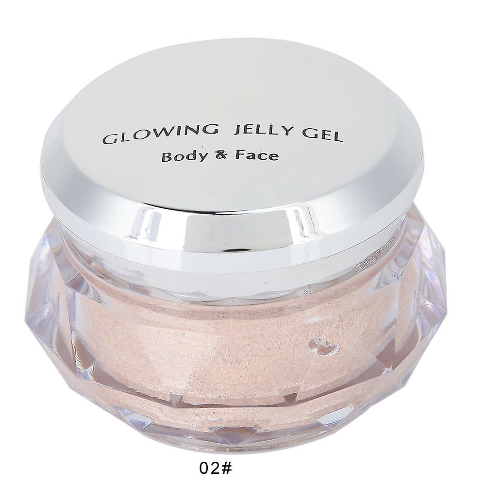 Creamy Glossy Highlighter Face Body Brightening Illuminating Contour Cream Ladies Makeup 2#