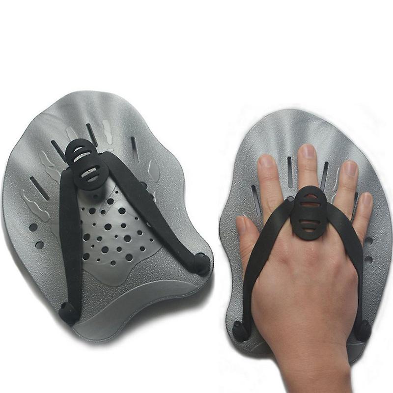 Swimming Paddles Training Adjustable Hand Webbed Gloves Pad Fins Flippers For Men Women Kids