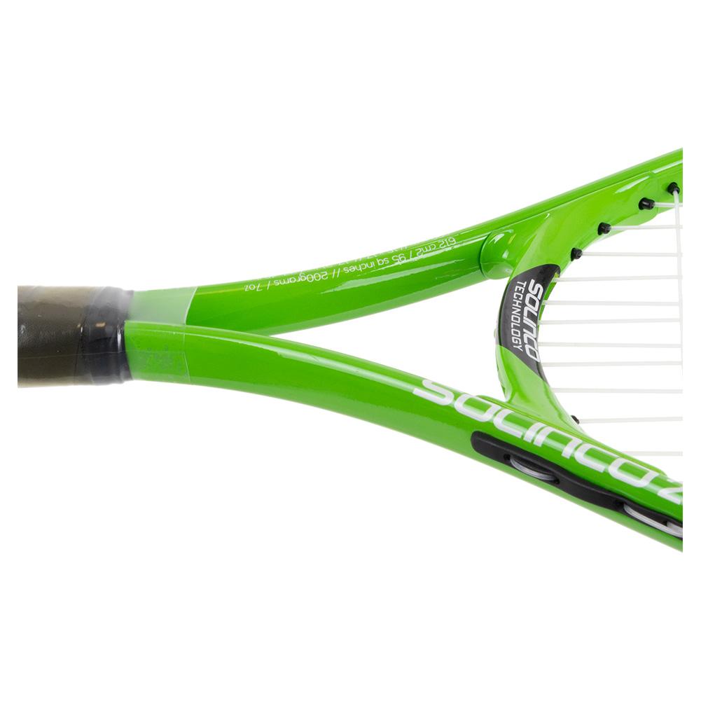 SHADOW 23 Inch Aluminum Junior Racquet White and Green