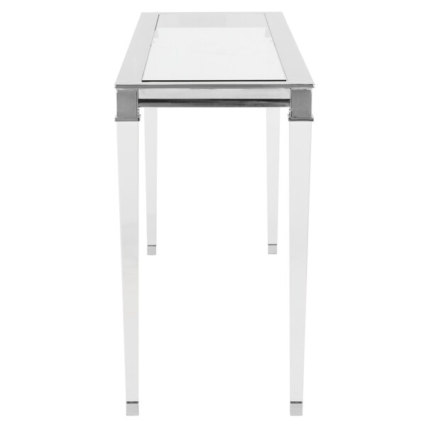 SAFAVIEH Couture High Line Collection Charleston Acrylic Silver Console Table - 66