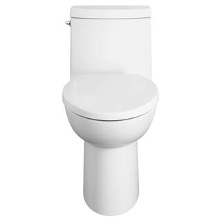 American Standard Loft 1-piece 1.28 GPF Single Flush Elongated Toilet in White Seat Included 2535128.020