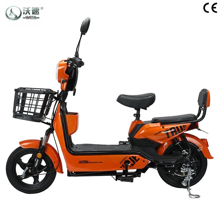 2 Wheel Electric Bike Scooter/Electric Moped With Pedals Motorcycle Electric Bicycle