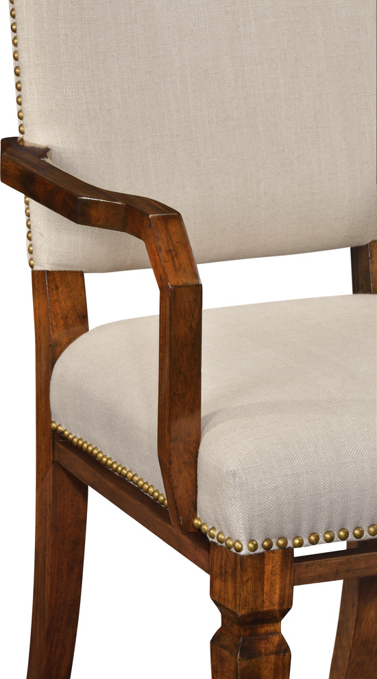 Contemporary Camden Dining Armchair  Upholstered in MAZO   Traditional   Dining Chairs   by Jonathan Charles Fine Furniture  Houzz