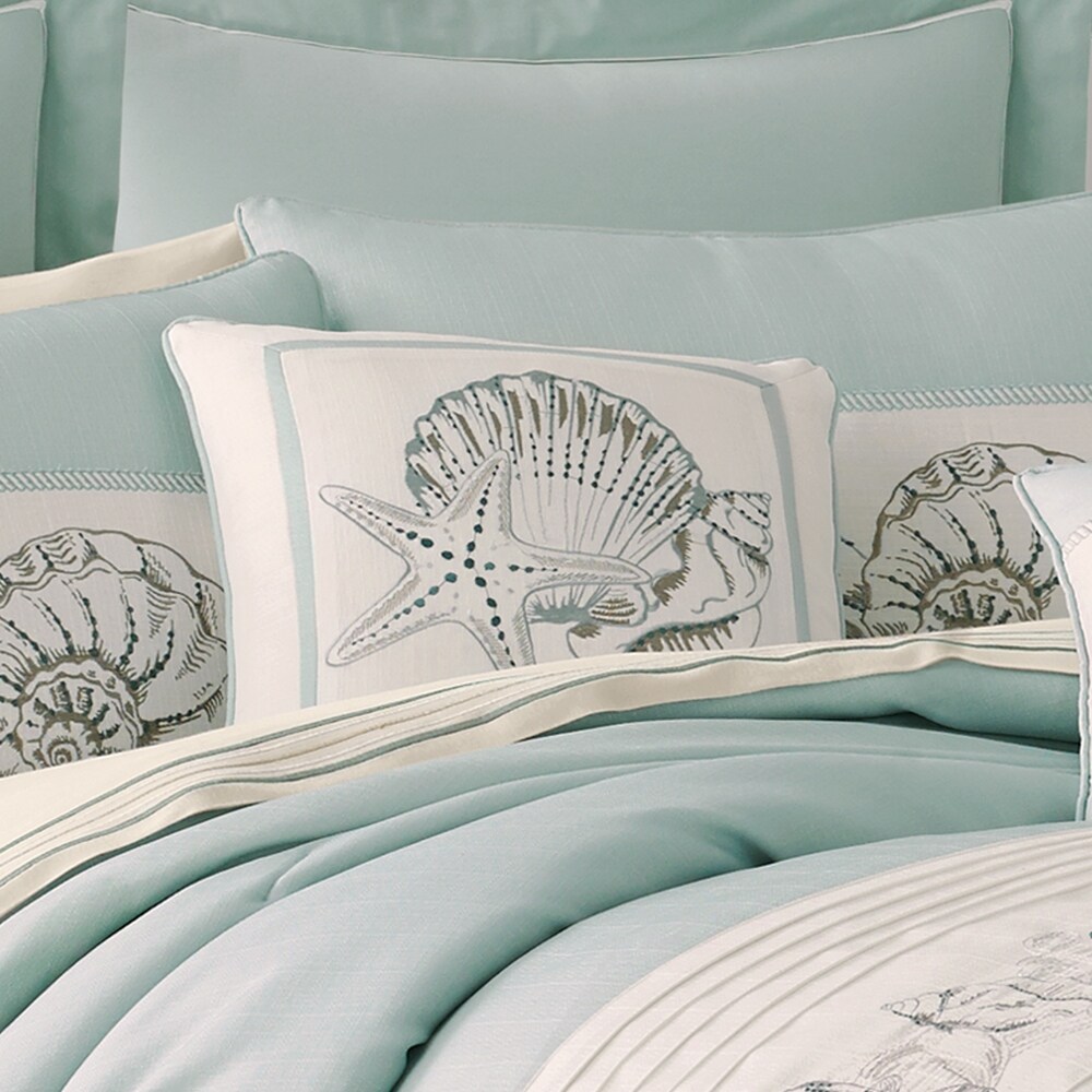 Royal Court Water's Edge Coastal Throw Pillow