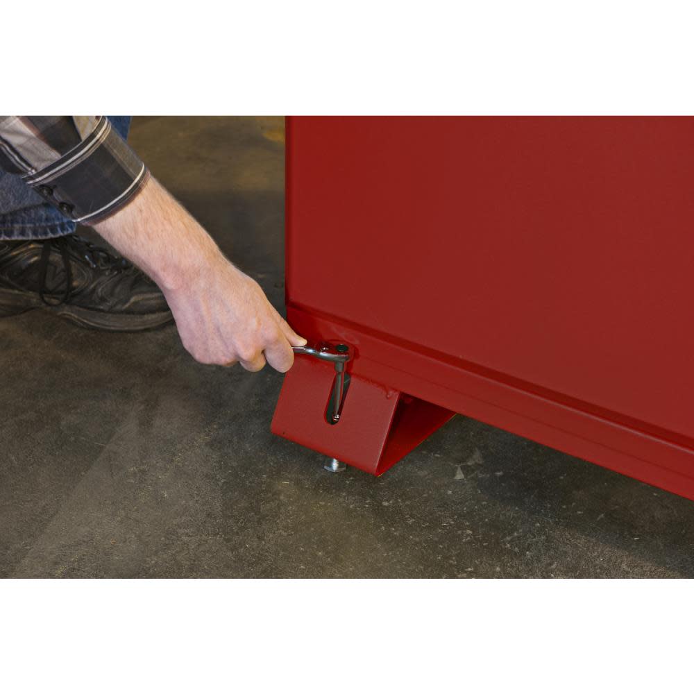 30 Gallon Combustible Manual Close Safety Cabinet ; Red ;