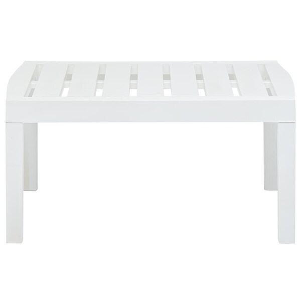 vidaXL Patio Table White 30.7