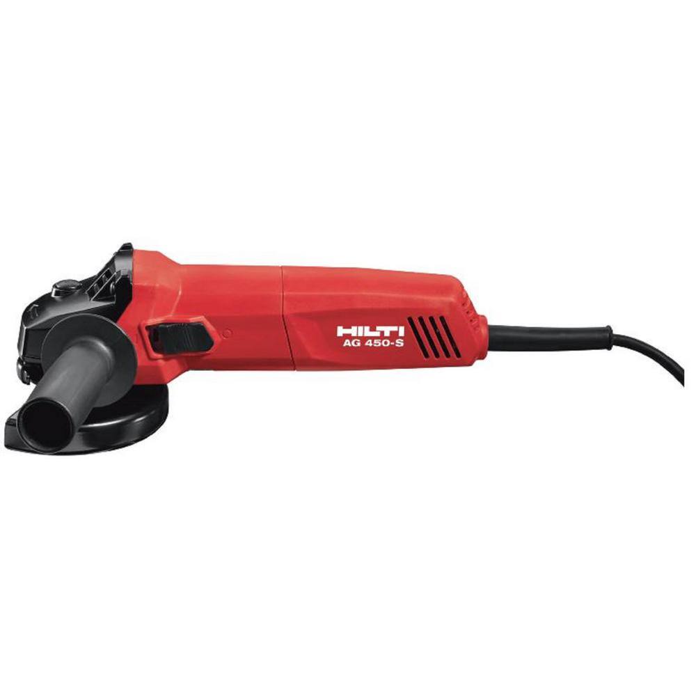 Hilti 7 Amp 120-Volt Corded 4-12 in. Angle Grinder with Protective Cover 3554361