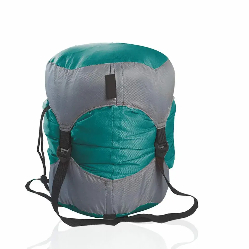 Convenient Lightweight Nylon Compression Stuff Sack Sleeping Bag Compression Sack For Hiking