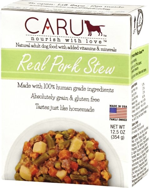 Caru Real Pork Stew Grain-Free Wet Dog Food