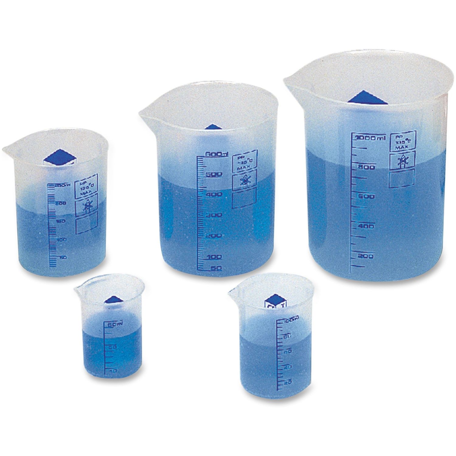 Graduated Plastic Beakers by Learning Resources LRNLER0306