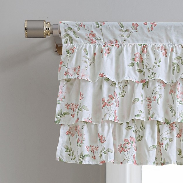 Laura Ashley Fawna Valance 50x18 Pastel Red