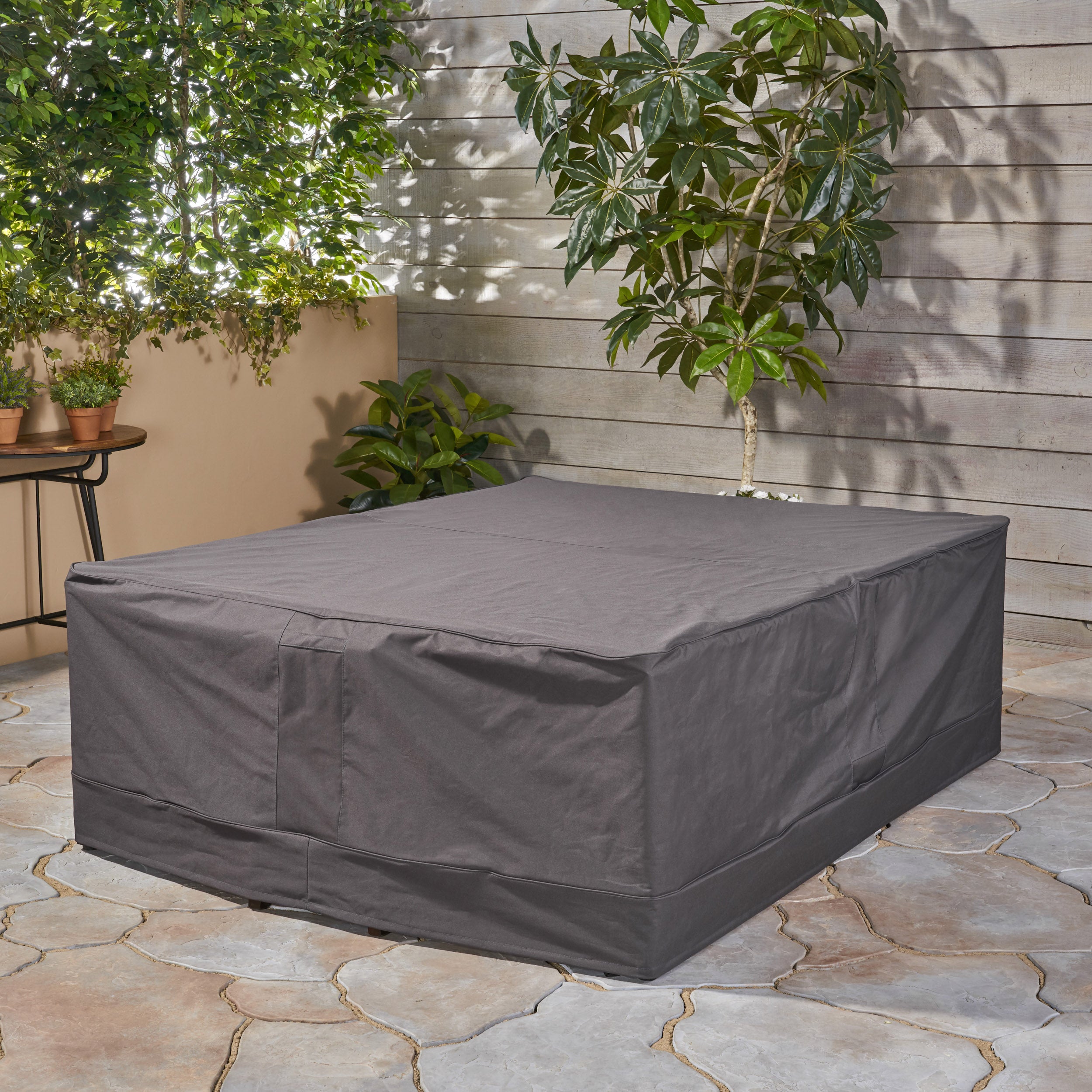 Ann Outdoor Waterproof Chat Set Cover, Gray