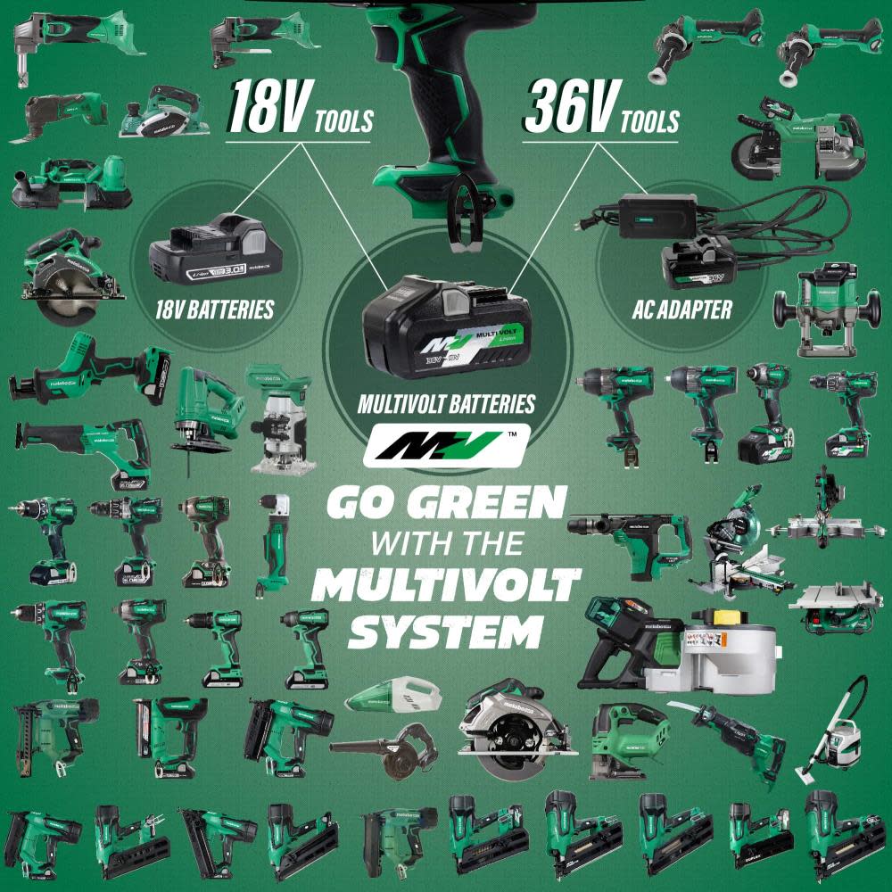 Metabo HPT KC18DDX 18V Cordless Impact Driver and Drill Kit