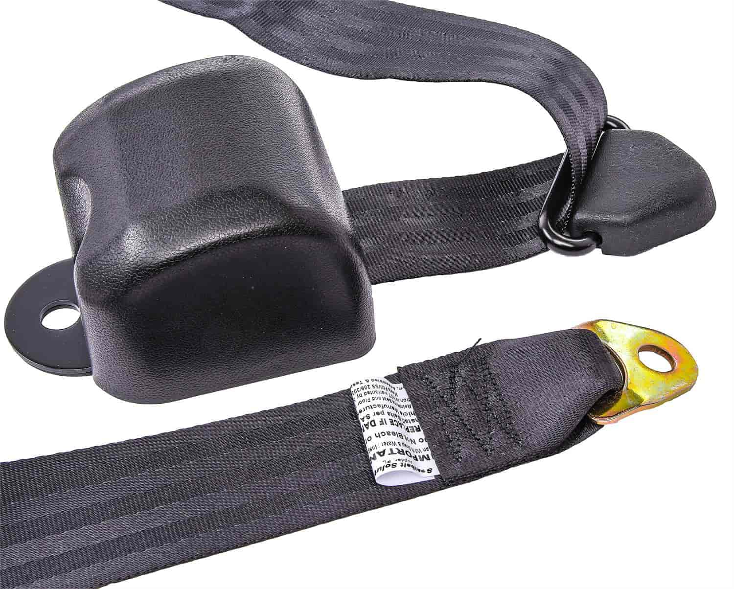 JEGS 70079 3-Point Retractable Seat Belt Sleeve Length 13 in. Belt Width 1 7/8 i