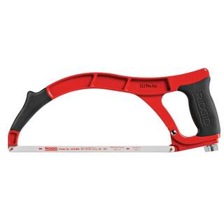 RIDGID 212 Pro Arc Aluminum High-Tension Hacksaw with 12 in. Blade  Rubberized Grip (Blade Cuts 45 or 90 Degree Angles) 20238