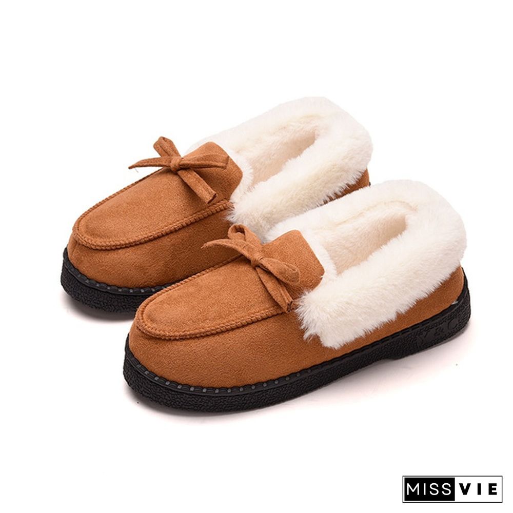 New Winter Warm Women Boots Home Plush Slippers Soft Indoor Shoes Home Slippers