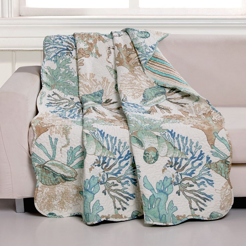 Barefoot Bungalow Atlantis Jade Throw