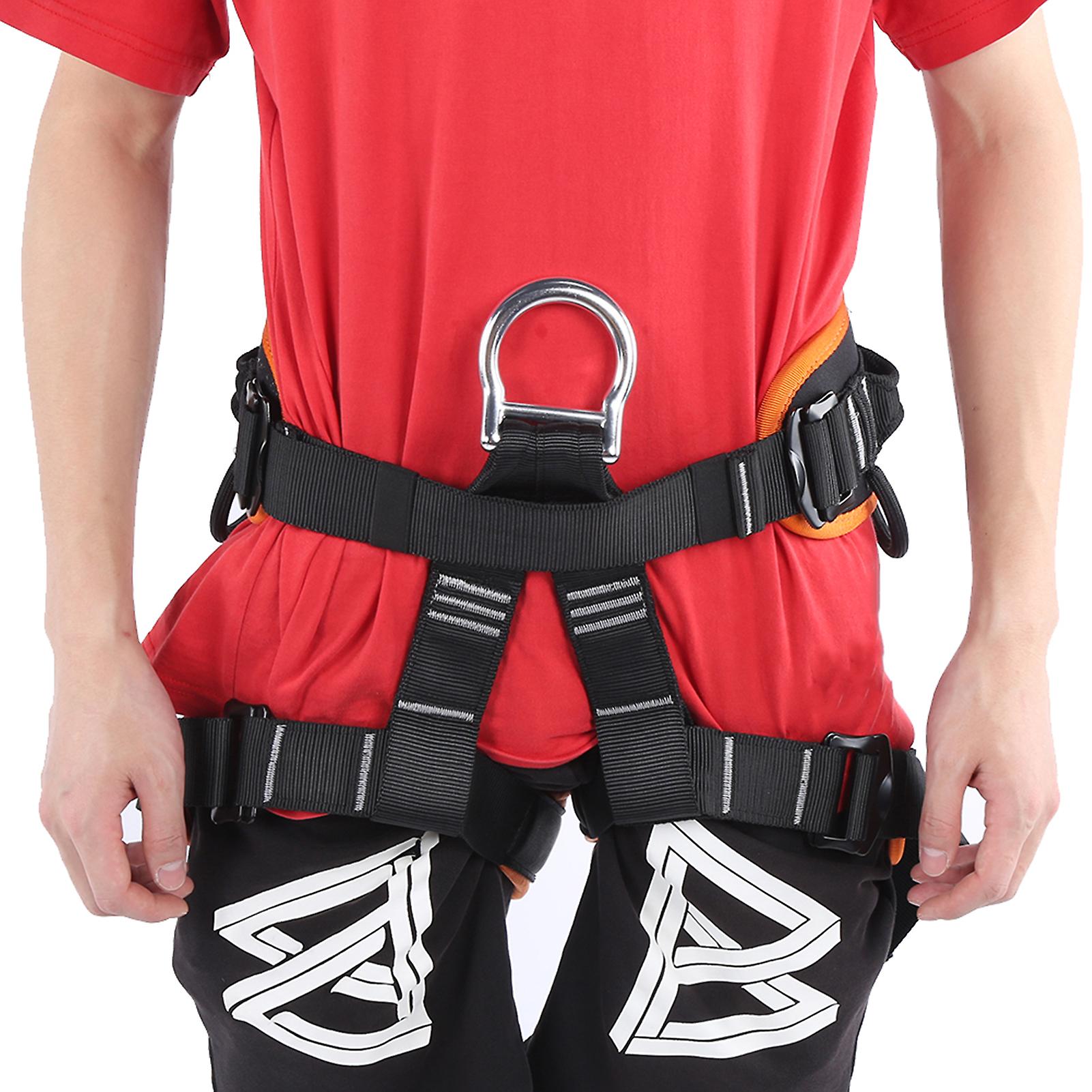 Anti Fall Halfbody Safety Belt Rappelling Rescue Climbing Cave Waist Comfortable Support Aerial Work Outdoor Protection Harness