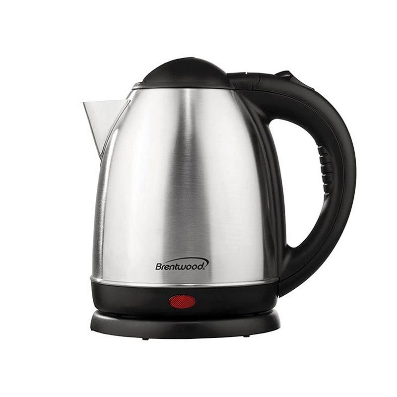 Brentwood 1.5 L Stainless Steel Electric Cordless Tea Kettle 1000W (Brushed)