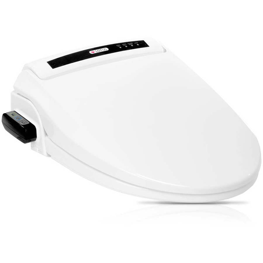 Lotus ATS-1000 Elongated Smart Bidet Toilet Seat with PureStream, White