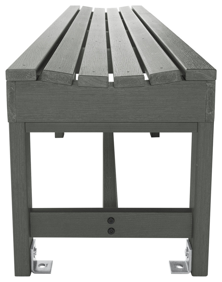 Sequoia Weldon 4  x27Backless Picnic Bench   Transitional   Outdoor Benches   by highwood  Houzz