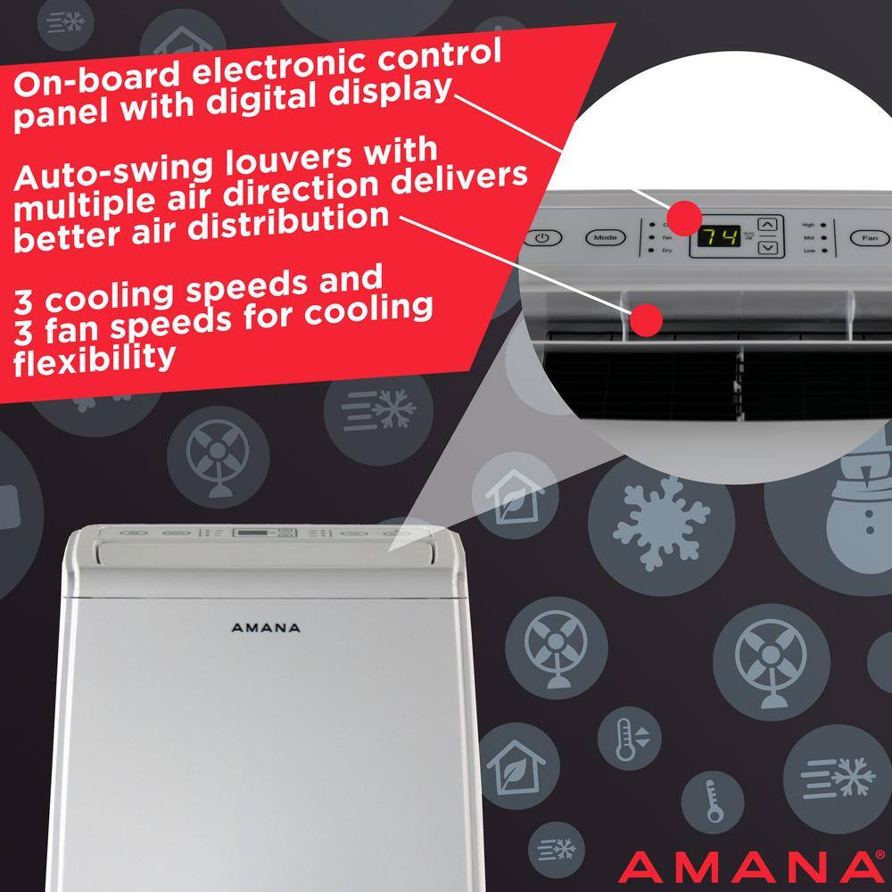 Amana 7000 BTU (4500 DOE) Portable AC AMAP064AW