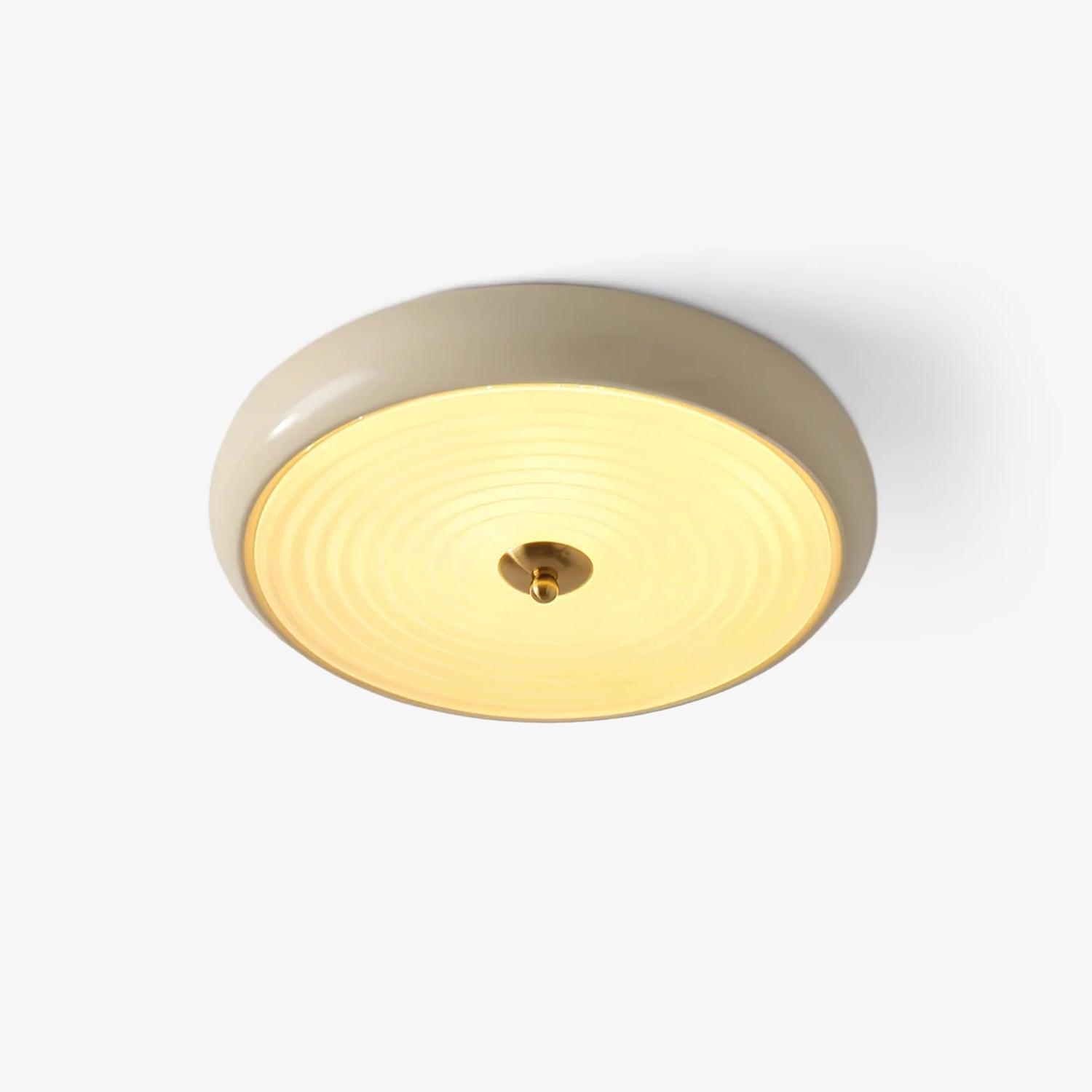 Ripple Cream Ceiling Lamp