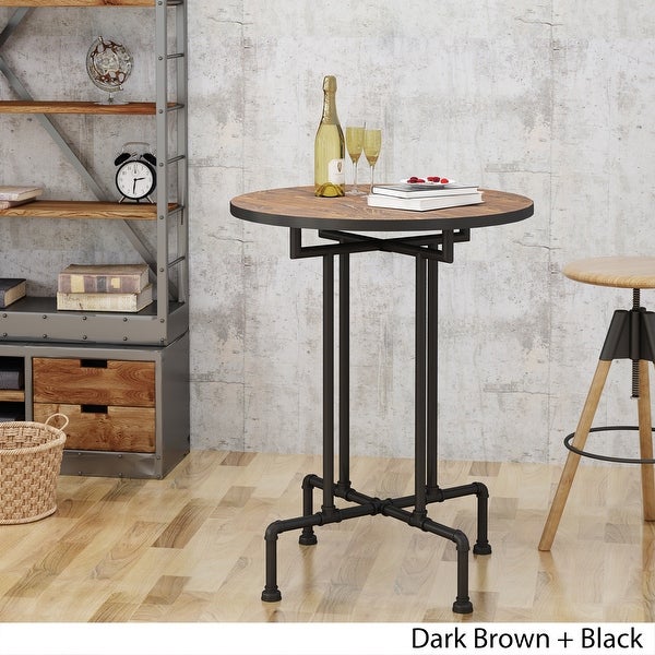 Westleigh Industrial Faux Wood Bar Table by Christopher Knight Home