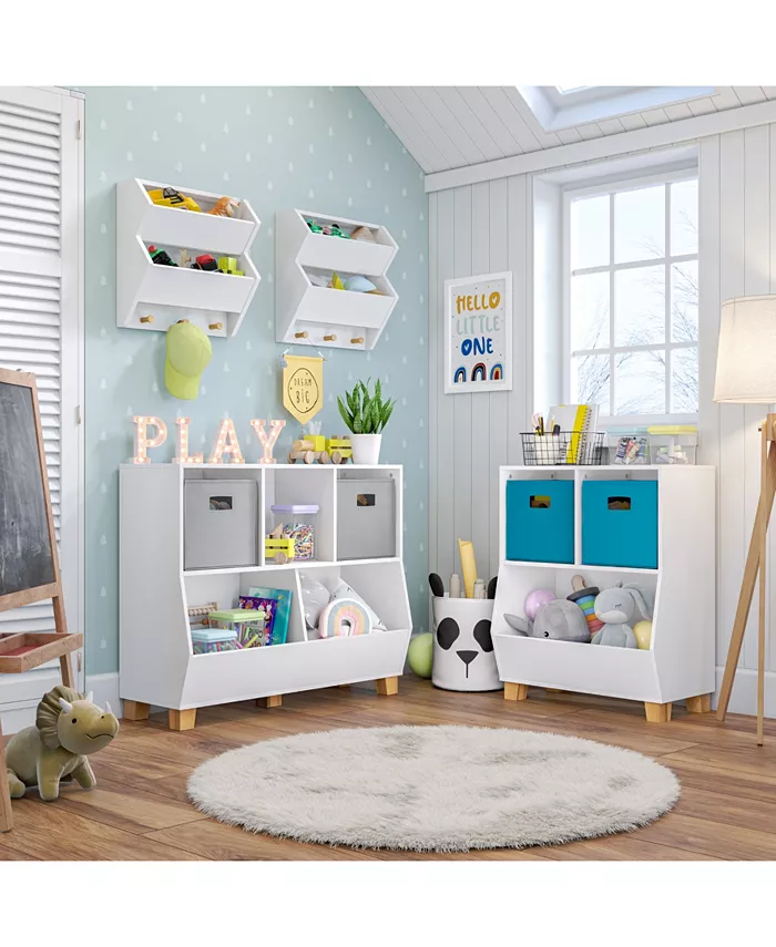 RiverRidge Home Kids Catch-All Multi-Cubby 35 Toy Organizer