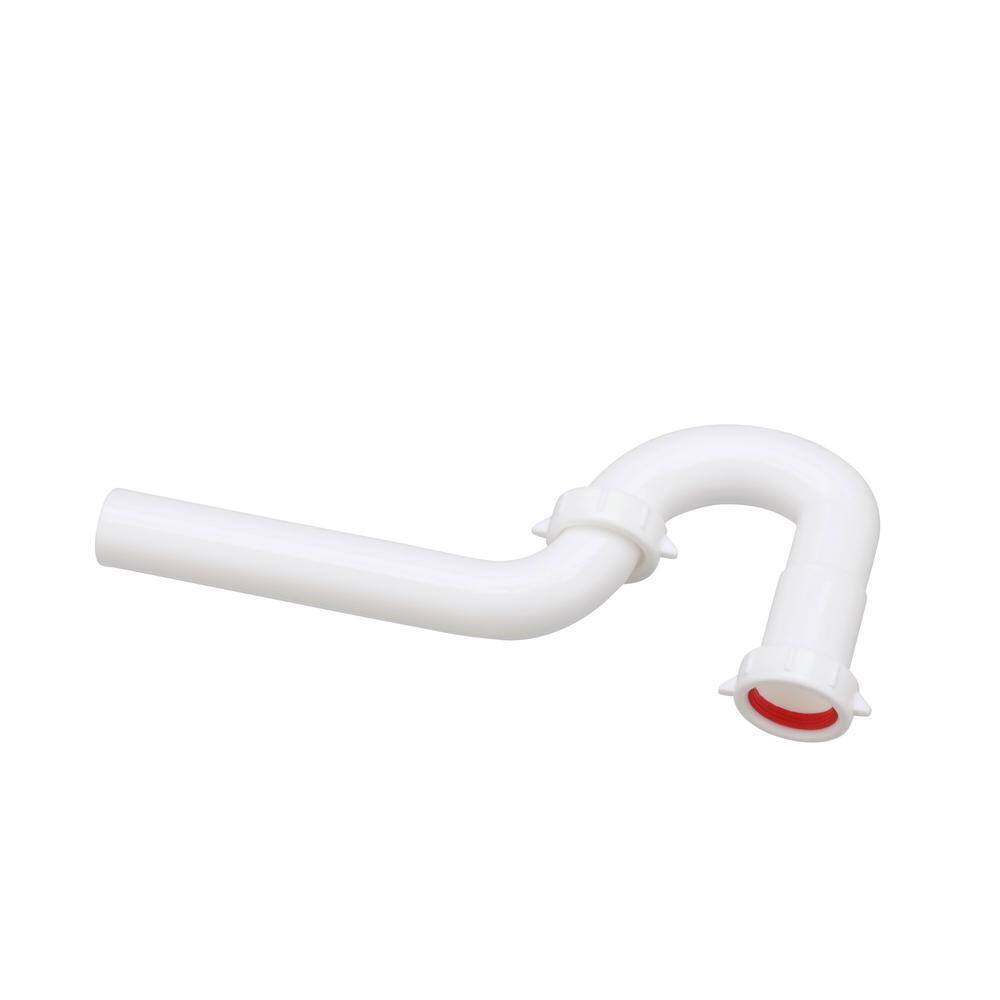 Oatey 1-14 in. White Plastic Sink Drain P- Trap HDC9700B