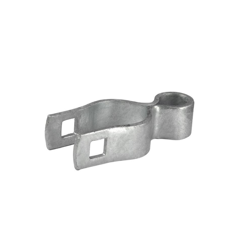 Everbilt 1-38 in. x 58 in. Galvanized Steel Chain Link Fence Gate Frame Hinge 328532EB