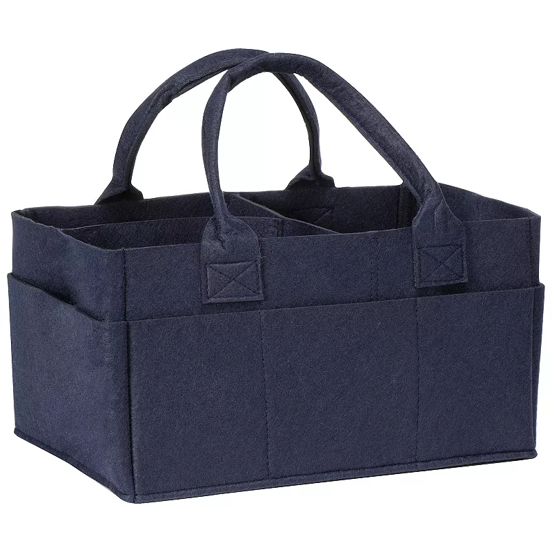 Sammy and Lou Navy Felt Storage Caddy