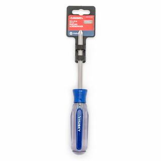 Husky #2 x 4 in. Square Shaft Standard Phillips Screwdriver H2X4PHSD