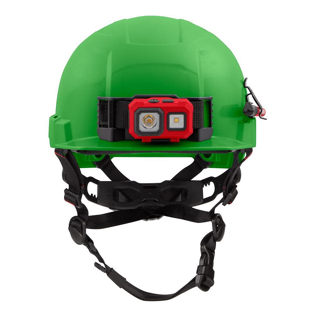 Milwaukee Green Front Brim Helmet with BOLT Class E 48-73-1327 from Milwaukee