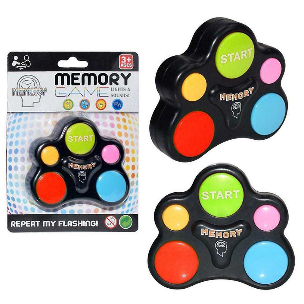 Children Puzzle Memory Game Console Led Light Sound Interactive Toy Training Hand Brain Coordination