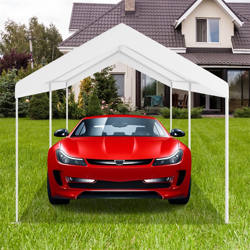 10 x 20 Feet Heavy Duty Portable Carport Outdoor Car Canopy Garage Shelter