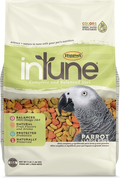 Higgins InTune Natural Parrot Food