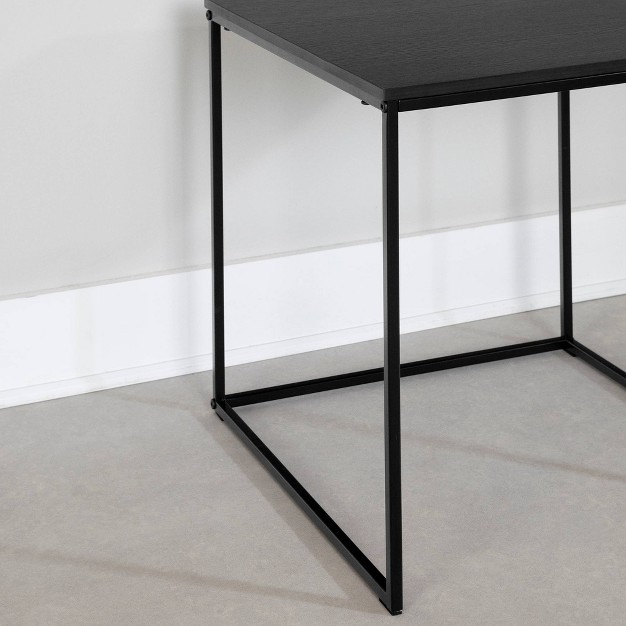 Set Of 2 Slendel Nesting Tables Black Oak South Shore