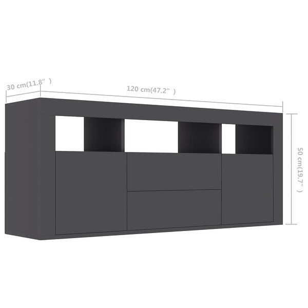 TV Cabinet Gray 47.2