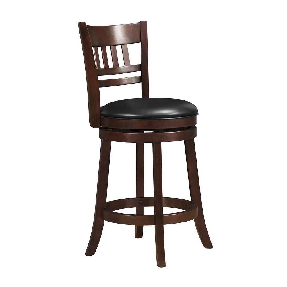 Aris Lattice Back Swivel Barstool