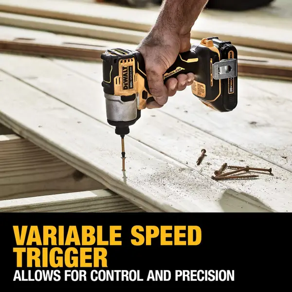 DEWALT 20V MAX* 1/4 Brushless Cordless Impact Driver Kit