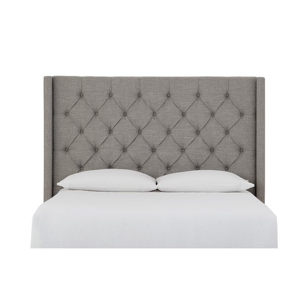 Verona Tufted Upholstered Headboard in Speckled Grey - - 38002647