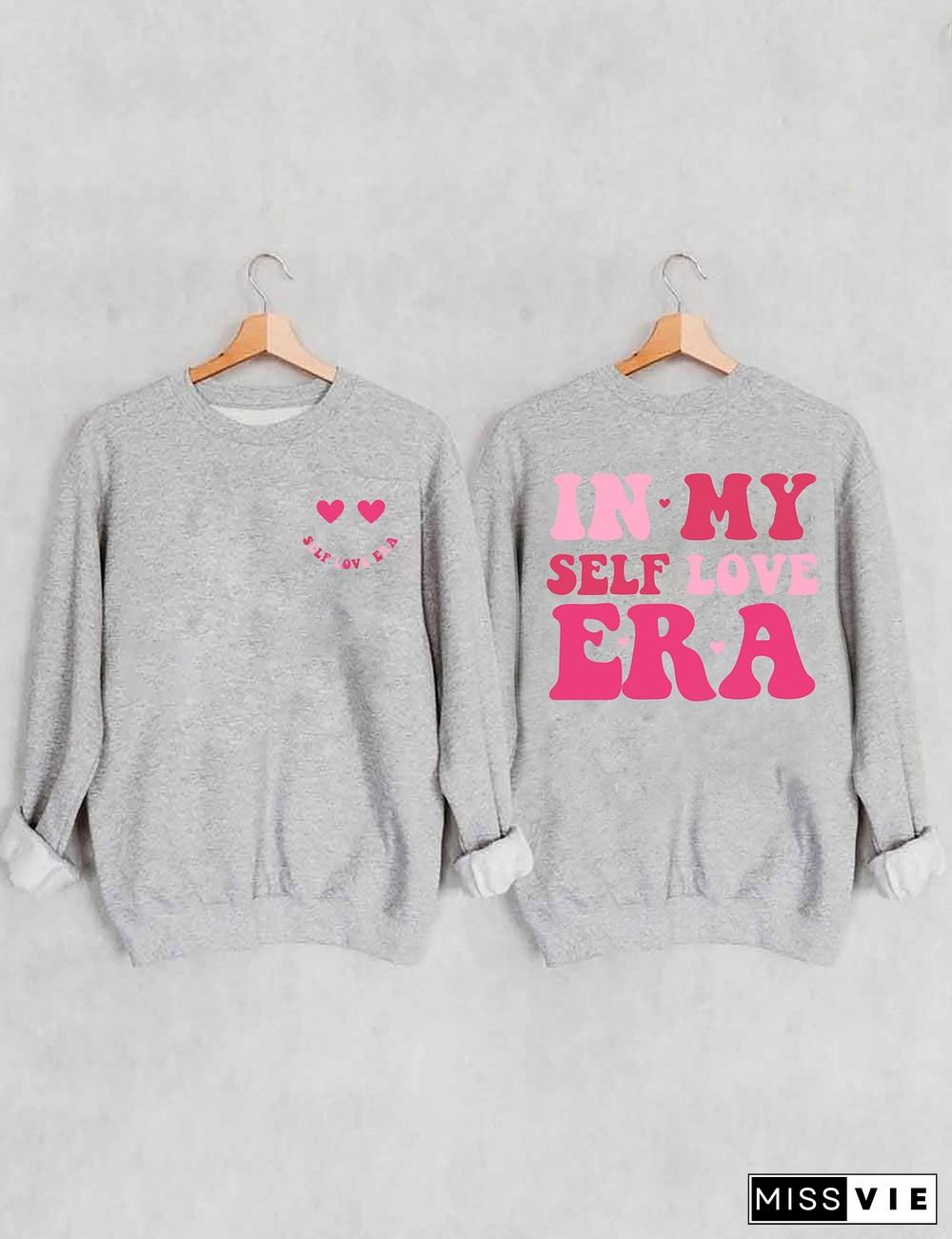 In My Self Love ERA 2-sided Printed Sweatshirt