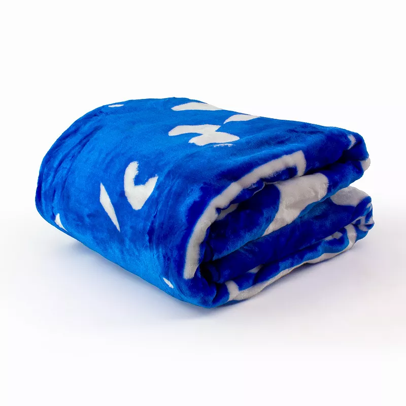 College Covers Kentucky Wildcats Raschel Throw Blanket