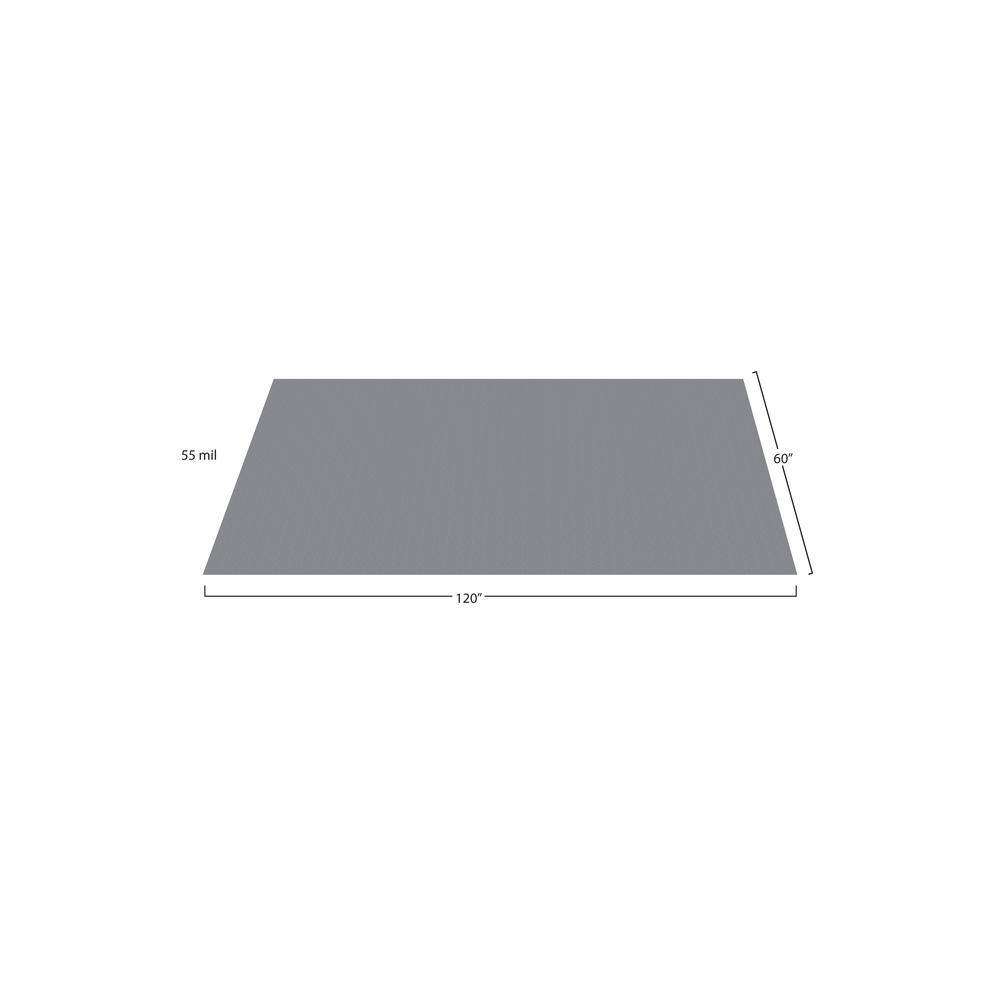 G-Floor Levant 5 ft. W x 10 ft. L Slate Grey Vinyl Universal Flooring GF55LV510SG