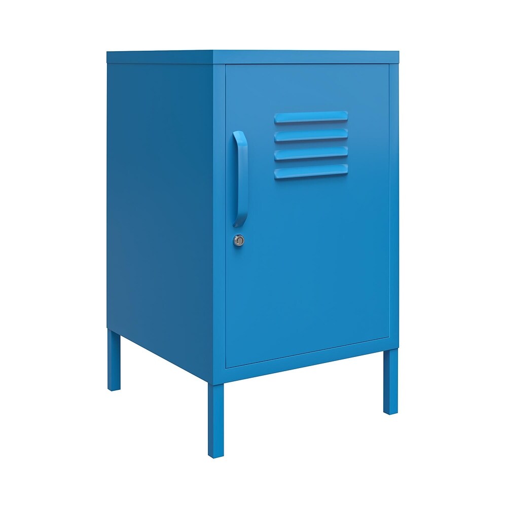 The Novogratz Cache Metal Locker End Table