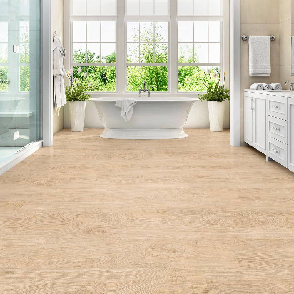 Lifeproof Antler Trail Oak 12 MIL x 8.7 in. W x 48 in. L Click Lock Waterproof Luxury Vinyl Plank Flooring (20.1 sqftcase) I2203012L